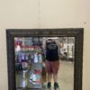 Jungle Ruins Ribbed Frame Hanging Mirror