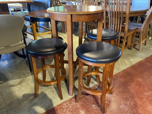 Tall Table & Stool Trio Set