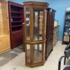 Lighted 3-Shelf Corner Display Case