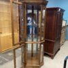 Lighted 3-Shelf Corner Display Case