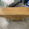 Mid-Century Hickory Rolling Sofa/Dining Table