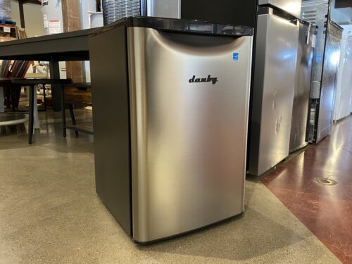 DANBY 2.6Cu.Ft. Contemporary Steel Mini Fridge