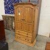 SHERMAC Vintage Style Arched Door Armoire