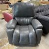 LA-Z-BOY Tall Grey Swivel Rocking Recliner Chair
