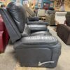 LA-Z-BOY Tall Grey Swivel Rocking Recliner Chair