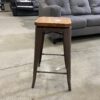 Set of 5 Industrial Style Swivel Bar Stools