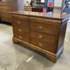 Golden Flower Pull 8 Drawer Dresser