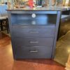 DICKSONS Blackest Brown 3-Drawer Media Dresser