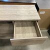 Modern Grey Asymmetric Angled Leg TV Stand