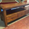 WORLD MARKET Sturdy Warm Brown 3-Drawer Media Stand