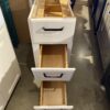 HUNTWOOD White Slim Cabinet, Loose Drawers