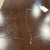 Dark Red Wood Rectangular Bar Height Dining Table