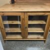 Knotty Pine Lockable 3-Shelf Cabinet