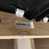 IKEA Black Faux Leather Angle Armed Sofa
