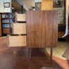 Mid-Century Modern Walnut 9-Drawer Doublewide Dresser
