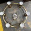 KICHLER Baland LED 28" Brass Chandelier AS IS