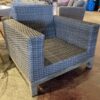 Posh Grey Outdoor Woven Patio Chair