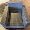 Posh Grey Outdoor Woven Patio Chair