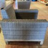Posh Grey Outdoor Woven Patio Chair