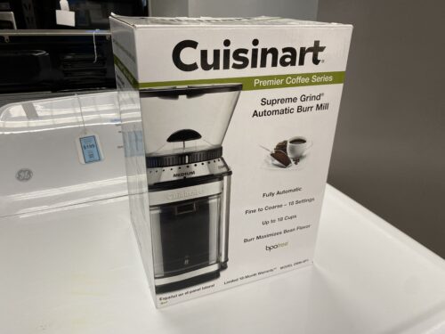CUISINART Supreme Grind Automatic Burr Mill Model #DBM-81P