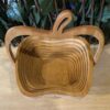 Collapsable Apple Fruit Basket/Trivet
