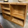 Knotty Pine 6-Shelf Bookshelf w/ Pull Out Boards