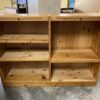 Knotty Pine 6-Shelf Bookshelf w/ Pull Out Boards