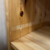 Knotty Pine 6-Shelf Bookshelf w/ Pull Out Boards