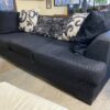 French Navy Blue 3-Seat Sofa