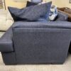 French Navy Blue 3-Seat Sofa