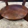 Wood Framed Glass Yin-Yang Coffee Table