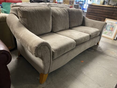 Warm Grey 3-Seat Sofa