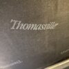 THOMASVILLE Light Grey Studded Storage Ottoman