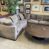 Suede Grey 5-Seat Sectional