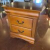 TRADEWINS Two Drawer Nightstand in Cherry Finish