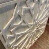 WEST ELM Graphic Wood Square Dimensional Wall Art