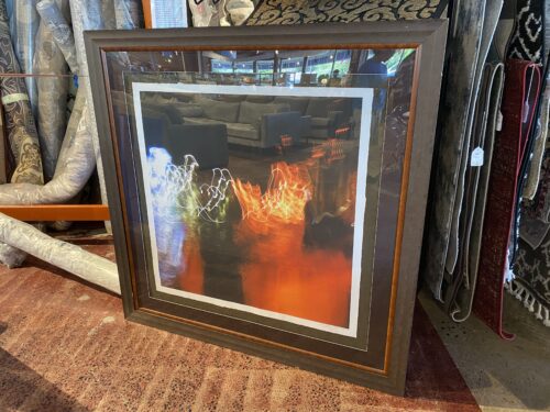 "Chao Phraya Lights Bangkok" with Mat and Large Frame