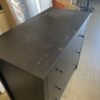 Black Wood 3 Drawer Dresser