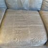 ASHLEY FURNITURE Sectional in Grey with White Threading