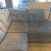 ASHLEY FURNITURE Sectional in Grey with White Threading