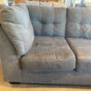 ASHLEY FURNITURE Sectional in Grey with White Threading