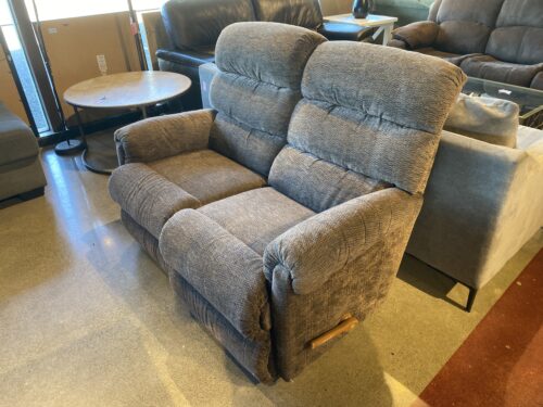 LA-Z-BOY Double Recliner Seat in Confetti Grey