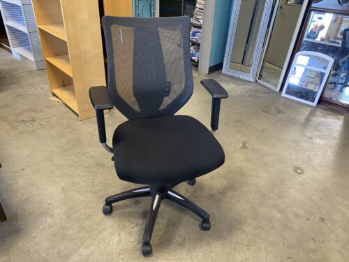 Square Backed Rolling Office Chair