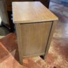 Three-Drawer Accent Nightstand with Ornate Pulls