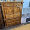 Country Style Dresser with Cabinet and Drawers
