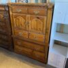 Country Style Dresser with Cabinet and Drawers