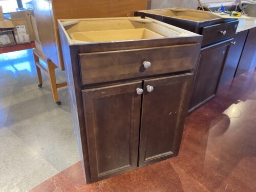 ARISTOKRAFT CABINETRY Two Door and One Drawer Cabinet with no Countertop