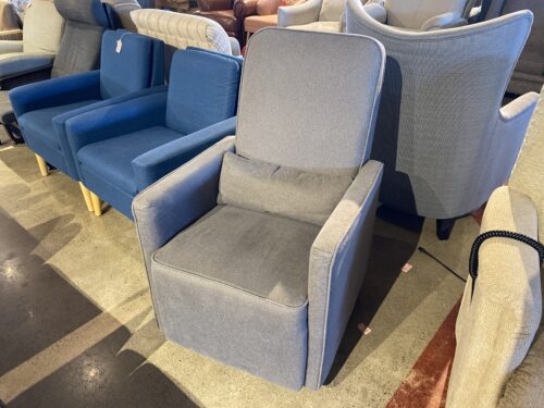 Slim Glider Rocking Chair - Grey