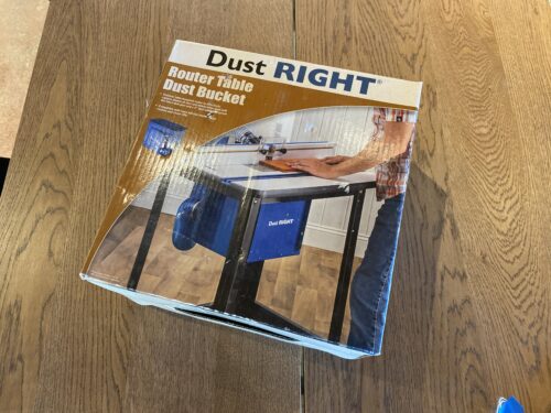 DUST RIGHT Router Table Dust Bucket