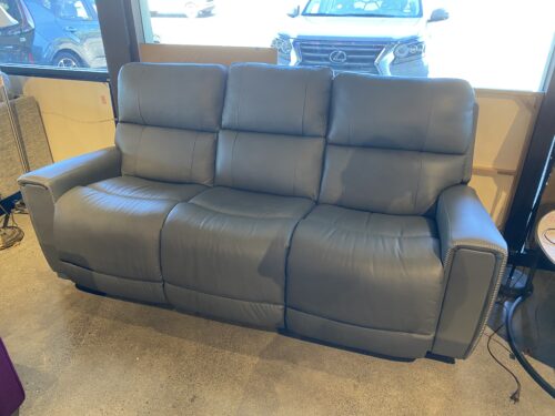 LA-Z-BOY Apollo Reclining Three Seat Sofa - Blue Grey